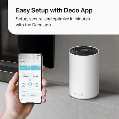 TP-Link Deco XE70 Pro AXE4900 Tri-Band WiFi 6E Mesh WiFi System - Image 8