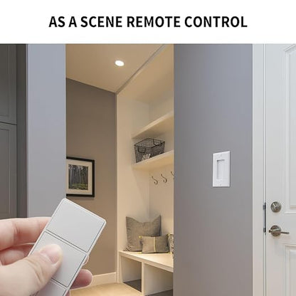 Minoston 800 Series Z-Wave Scene Controller, 4 ZWave Button, Zwave Plus Wall - Image 4