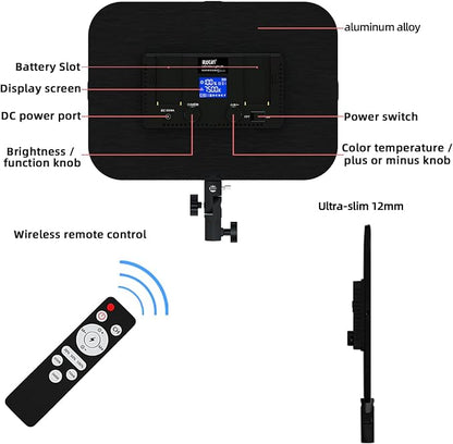 LED Video Light Panel Photography Lighting, 45W LED Studio Light - Image 3