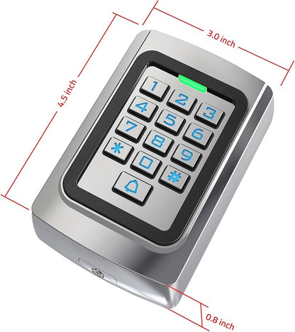 WiFi Access Control Keypad, 12V DC Wireless WiFi TUYA Door Keypad, PIN Code & - Image 5