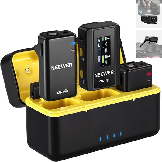 NEEWER CM28 Wireless Lavalier Microphone System by Neewer