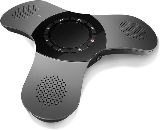 Conference Speaker with Microphone 360°Voice Pickup USB-C Speakerphone Home by Svemei