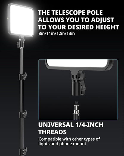 UBeesize LED Video Light Kit, Photography Lighting, Podcast Lighting - Image 6