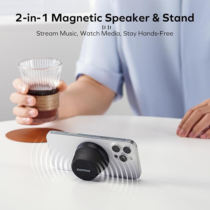 MOMAX Magnetic Portable Bluetooth Speaker - Image 7