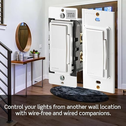 Leviton Decora Smart Motion Sensing Dimmer Switch, Wi-Fi 2nd Gen, Neutral Wire - Image 6