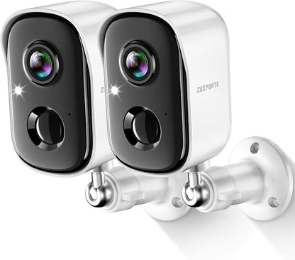 Security Cameras Wireless Outdoor, 2K Cameras by ZEEPORTE+SECURITY