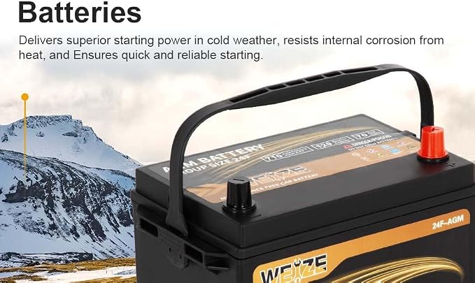 Weize Platinum AGM Battery BCI Group 24F Automotive Battery, 36 Months Warranty - Image 7