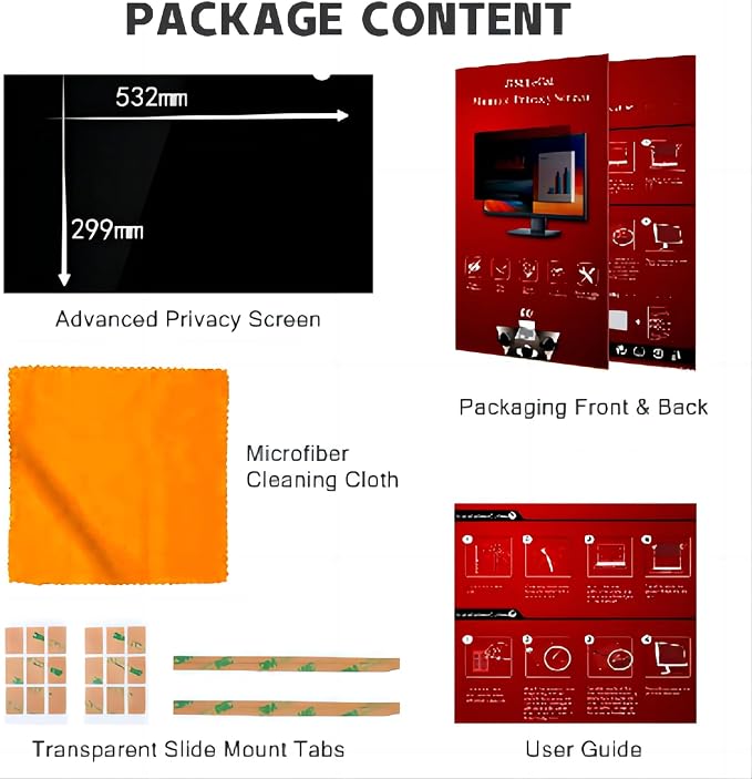 24 Inch Computer Privacy Screen - Image 6