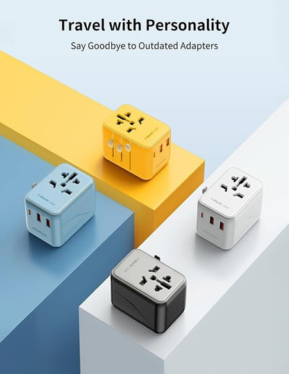 MOMAX Universal Travel Adapter, 20W+18W International Plug Adapter - Image 4