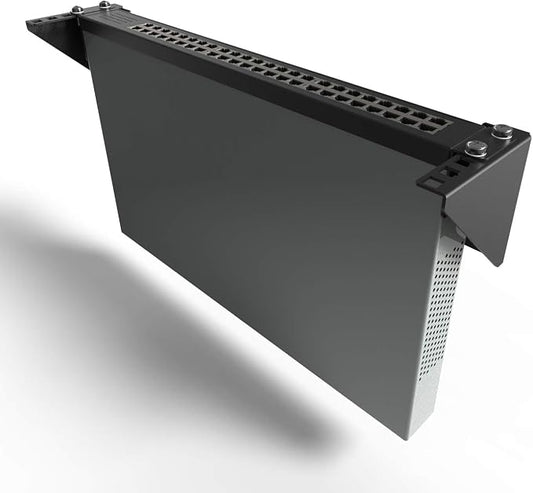 JINGCHENGMEI 3U Vertical Wall Mount Patch Panel Bracket -Steel Networking - Image 2