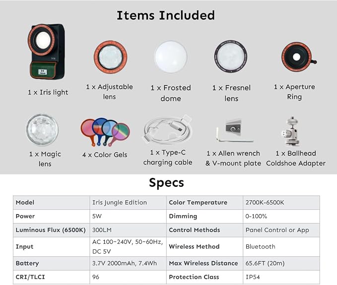 Iris Portable LED Photography Light Kit - Image 8