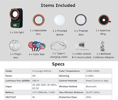 Iris Portable LED Photography Light Kit - Image 8
