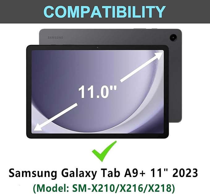 Backlit Touchpad Keyboard Case for Samsung Galaxy Tab A9 Plus 5G 11 Inch 2023 - Image 7