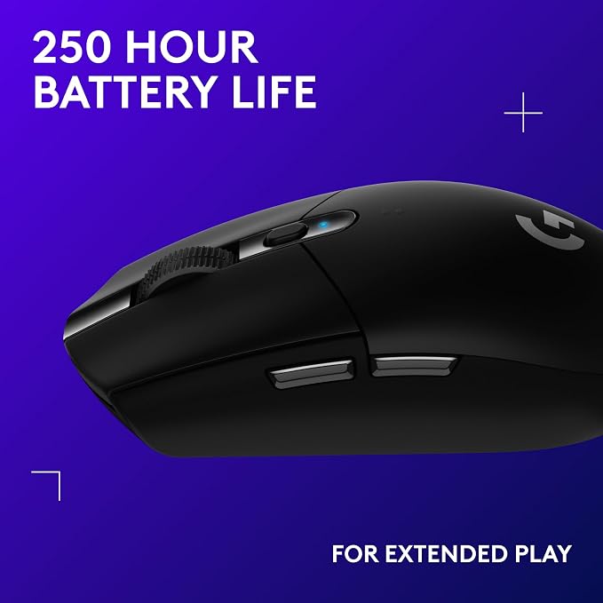 Logitech G305 LIGHTSPEED Wireless Gaming Mouse, Hero 12K Sensor, 000 DPI - Image 4