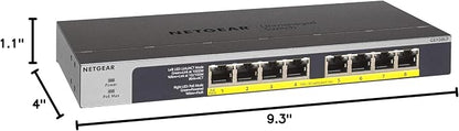 NETGEAR 8-Port Gigabit Ethernet Unmanaged PoE Switch - - Image 9