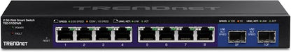 TRENDnet 10-Port Multi-Gig Web Smart Switch, TEG-3102WS, 8 x 2.5GBASE-T Ports - Image 10