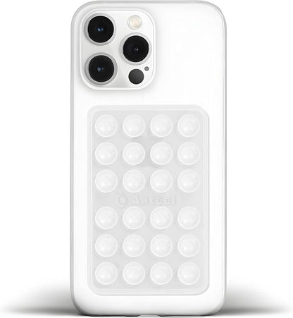 Anteel Medium-Sized Silicone Suction Phone Case Adhesive Mount, Enhanced by JingJinYY