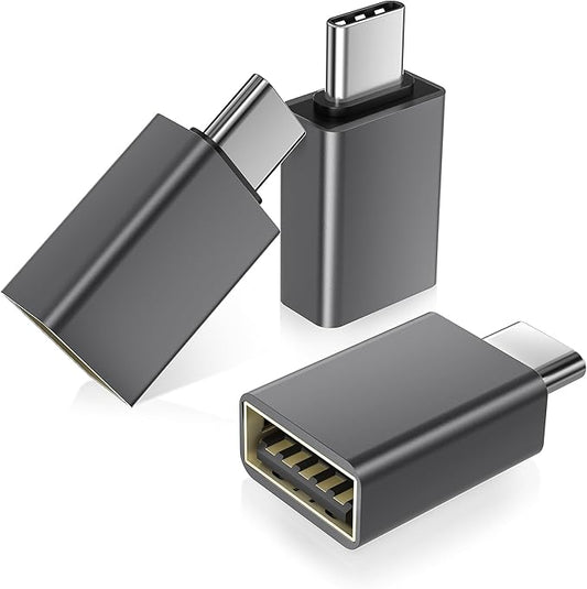Basesailor USB C to USB Adapter 3 Pack, USBC Male to A Female 3.0 OTG MacBook by Basesailor