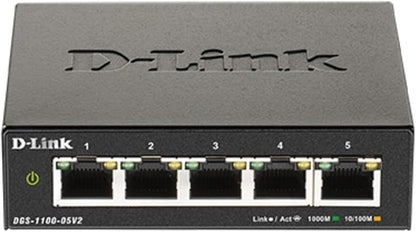 D-Link 5-Port Gigabit Smart Managed Ethernet Switch, IGMP Snooping, Web UI by D-Link