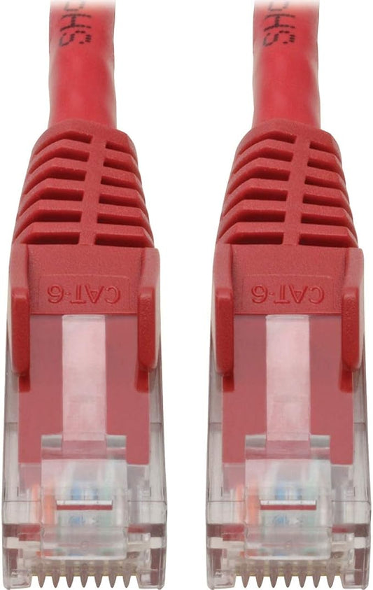 TRIPP LITE Cat6 Gigabit Ethernet Snagless Molded Patch Cable 24 AWG 550MHz by TrippLite