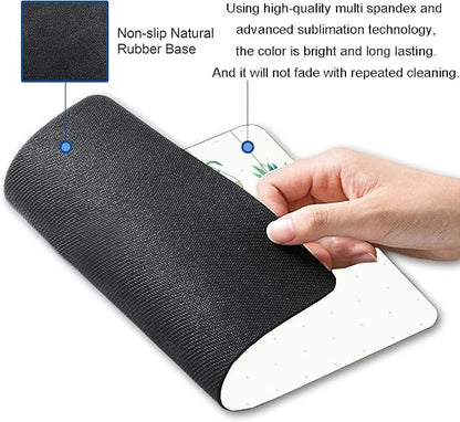 Mouse Pad, Plants Mouse Pad, Square Mouse Mat Waterproof Mousepad Non-Slip - Image 5