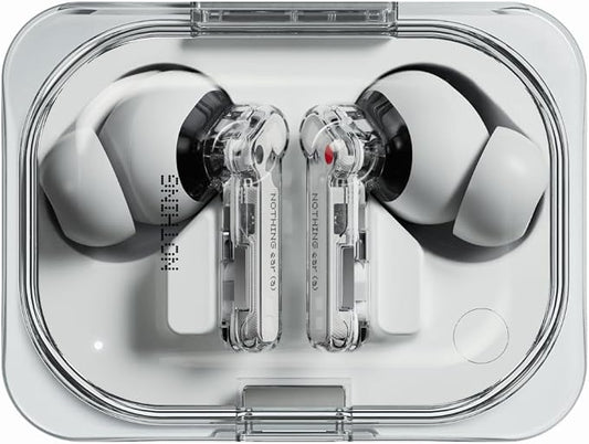 Nothing Ear Wireless Earbuds, 45dB Hybrid Noise Cancelling Earbuds, Hi-Res Audio by NothingR
