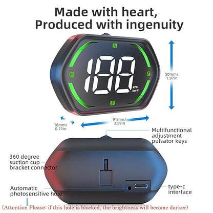 Universal GPS Speedometer HUD for Cars - Image 2