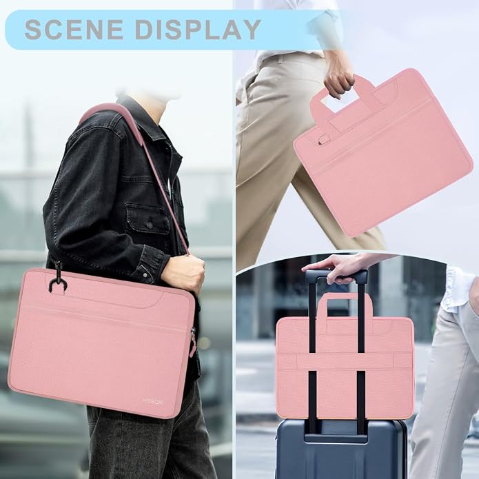 Universal Laptop Shoulder Bag 13-17.3 Inch Shockproof Briefcase - Image 6