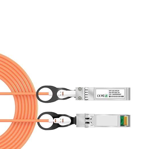 10Gb SFP+ Active Optical Cable for Brocade, Transceivers, 2M/6.5FT OM2 by lidkew