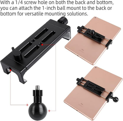 All-Aluminum Heavy Duty Drill Base Tablet Holder Mount - Image 6