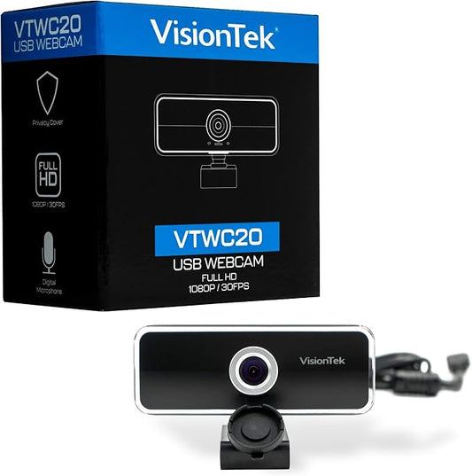 VisionTek VTWC20 Full HD Webcam, by VisionTek