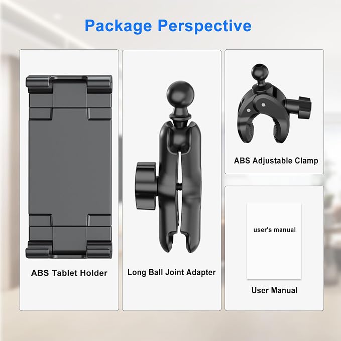PLDHPRO Tablet Holder for Mic Stand 360° Swivel iPad Music Stand Mount for - Image 7
