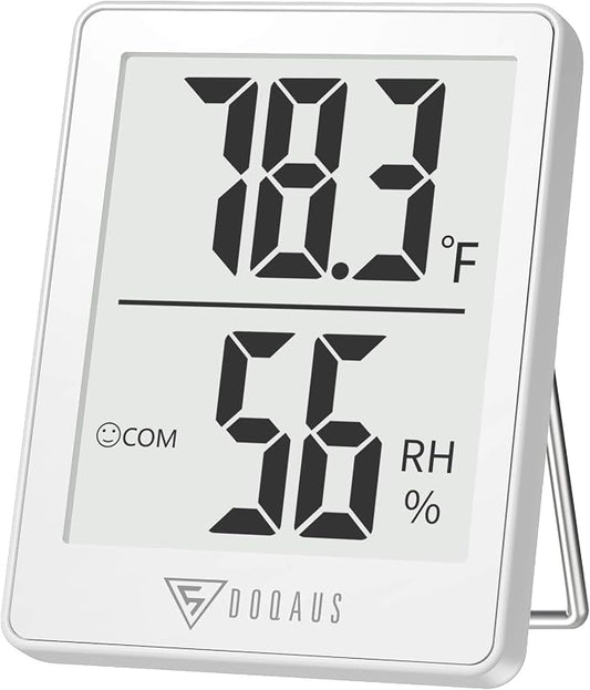 DOQAUS Digital Hygrometer Indoor Thermometer Humidity Gauge Room Thermometer by DOQAUS