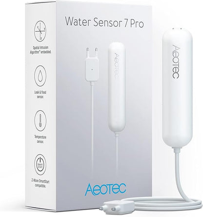 PRO Version ZWave Water Sensor: Aeotec Water Sensor 7 Pro, by Aeotec
