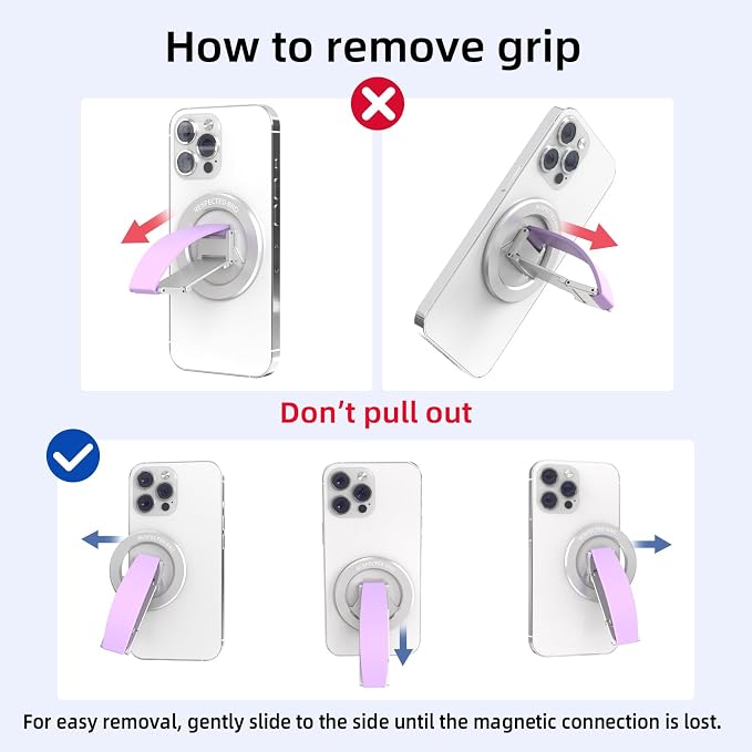 RESPECTED-BRO-Magnetic-Phone-Grip-Stand, Magnetic Phone Ring Holder Kickstand - Image 5