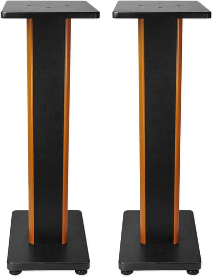 Rockville 28" 2-Tone Bookshelf Speaker Stands Surround Sound Home Theater by Rockville