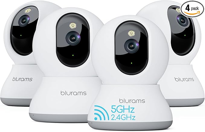 blurams Indoor Cameras for Home Security, 2K Pet Camera by Blurams