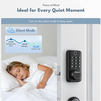 Fingerprint Keyless Entry Door Lock - Image 6