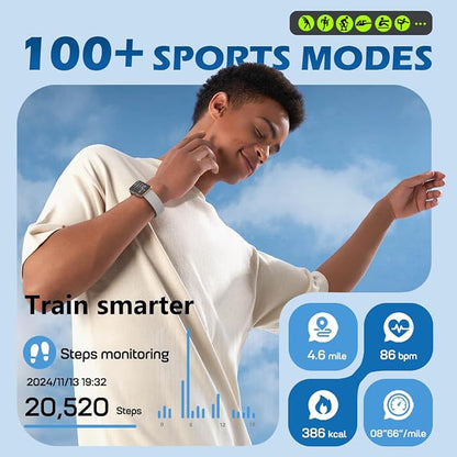 MorePro Health Fitness Tracker for Women Men, 24/7 Heart Rate Blood Pressure & - Image 5