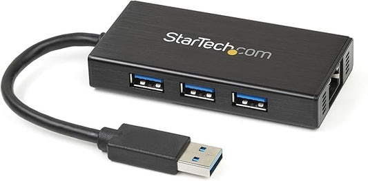 StarTech.com USB 3.0 Hub with Gigabit Ethernet Adapter by StarTech