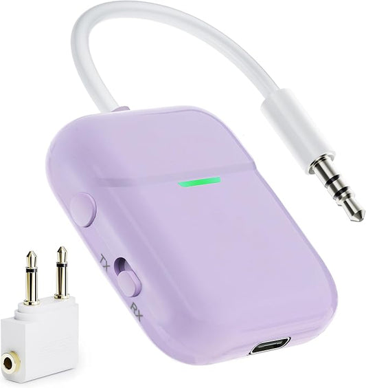 Nulaxy Air in-Flight Bluetooth Wireless Audio Transmitter Receiver by Nulaxy
