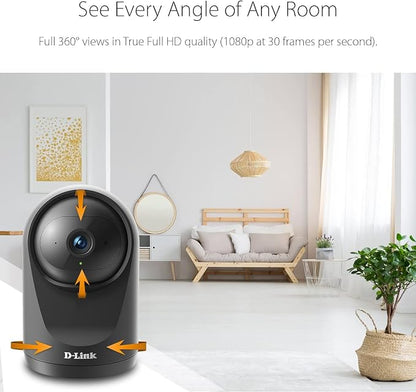 D-Link Pro Series Compact Full HD Pan & Tilt Wi-Fi Camera w/ 360 Degree View - Image 6