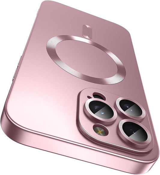 Magnetic for iPhone 15 Pro Max Case Slim Soft Silicone Bumper Shockproof by LEKEVO