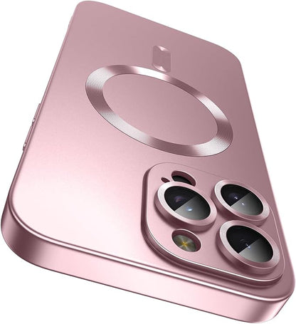 Magnetic for iPhone 16 Pro Max Case Slim Soft Silicone Bumper Shockproof by LEKEVO