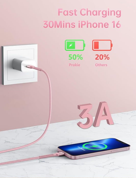 iPhone 16 USB C Cable Fast Charging, USB A to USB C Charger Cord, Upgraded - Image 2