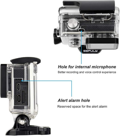 Skeleton Housing Case for GoPro Hero 4, Hero 3+, Hero 3 Action Camera Side Open - Image 3