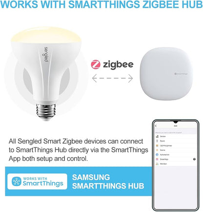 Sengled Smart Bulb, Zigbee Hub Required, Smart Light Bulb Works - Image 3