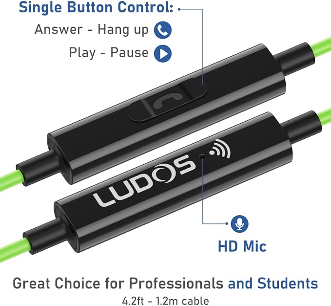 LUDOS Clamor USB C Headphones for iPhone 16 15 Pro Max Plus iPad Pro, 5 Years - Image 3