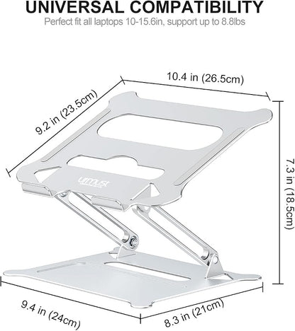 Urmust Laptop Notebook Stand Holder Adjustable Ultrabook Stand Riser Portable - Image 4
