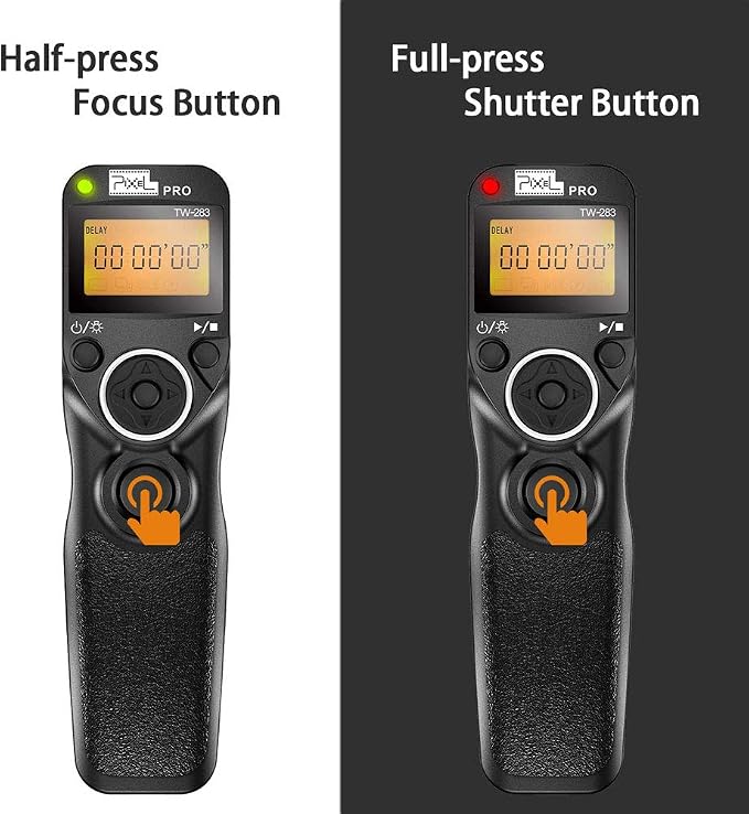 Pixel Wireless Shutter Release Cable Timer Remote Control TW-283 UC1 Compatible - Image 5
